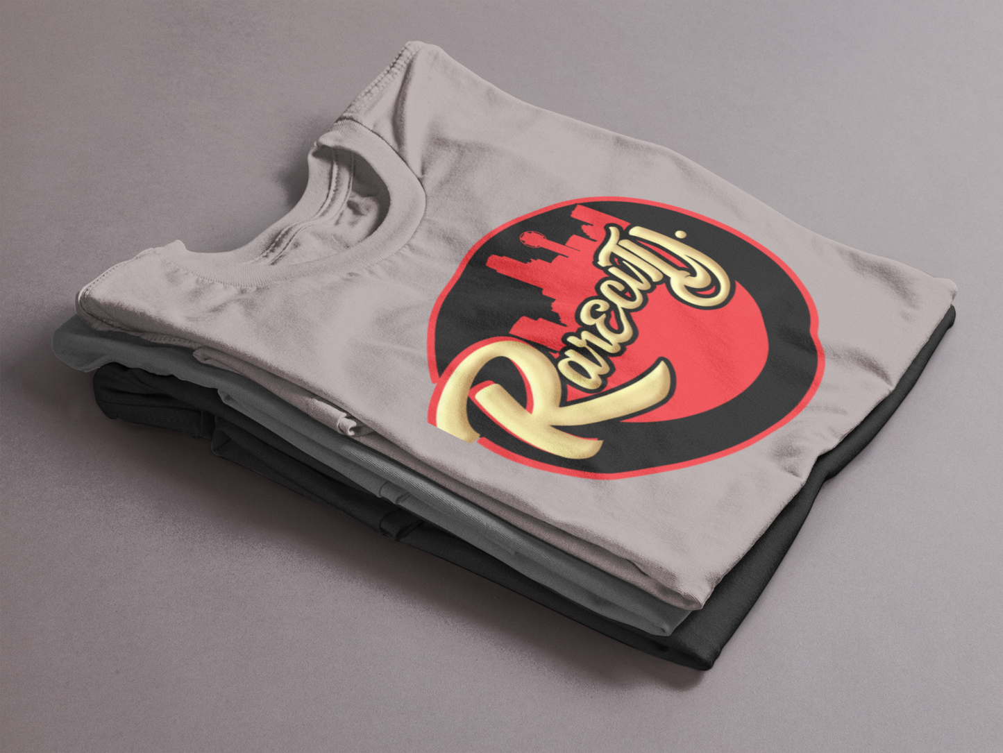 RARECITY ORIGINAL "Red and Yellow" logo T-shirt