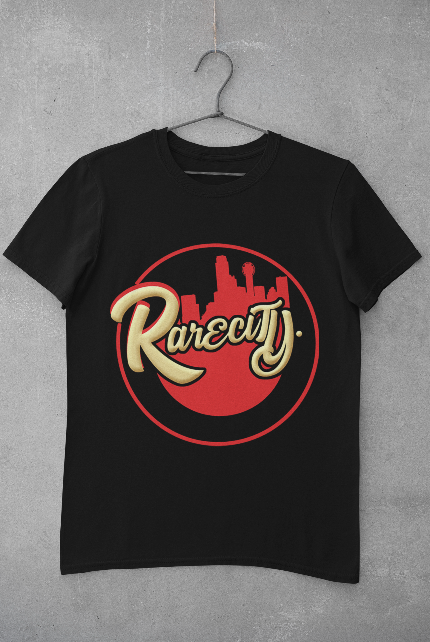 RARECITY ORIGINAL "Red and Yellow" logo T-shirt