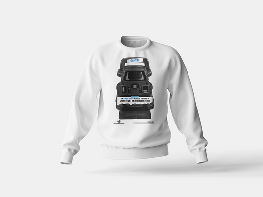 "Just in Case" Sweatshirt (White)