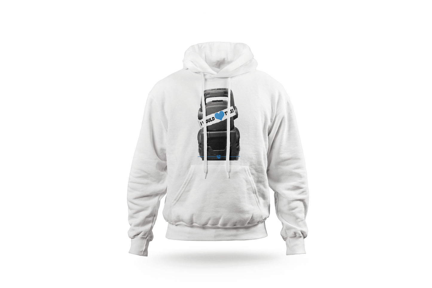 "Just in Case" Hoodie (White)