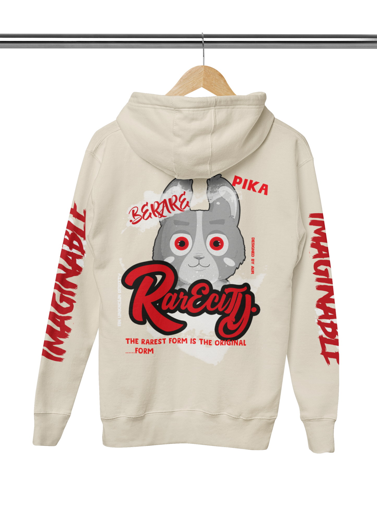 "BE-RARE.: PIKA" FULL BLOWN TAN HOODIE