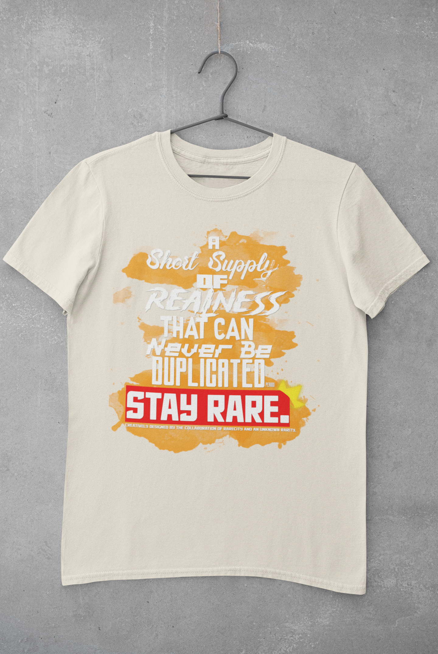 "STAY RARE." Realness Never Duplicated T-Shirt