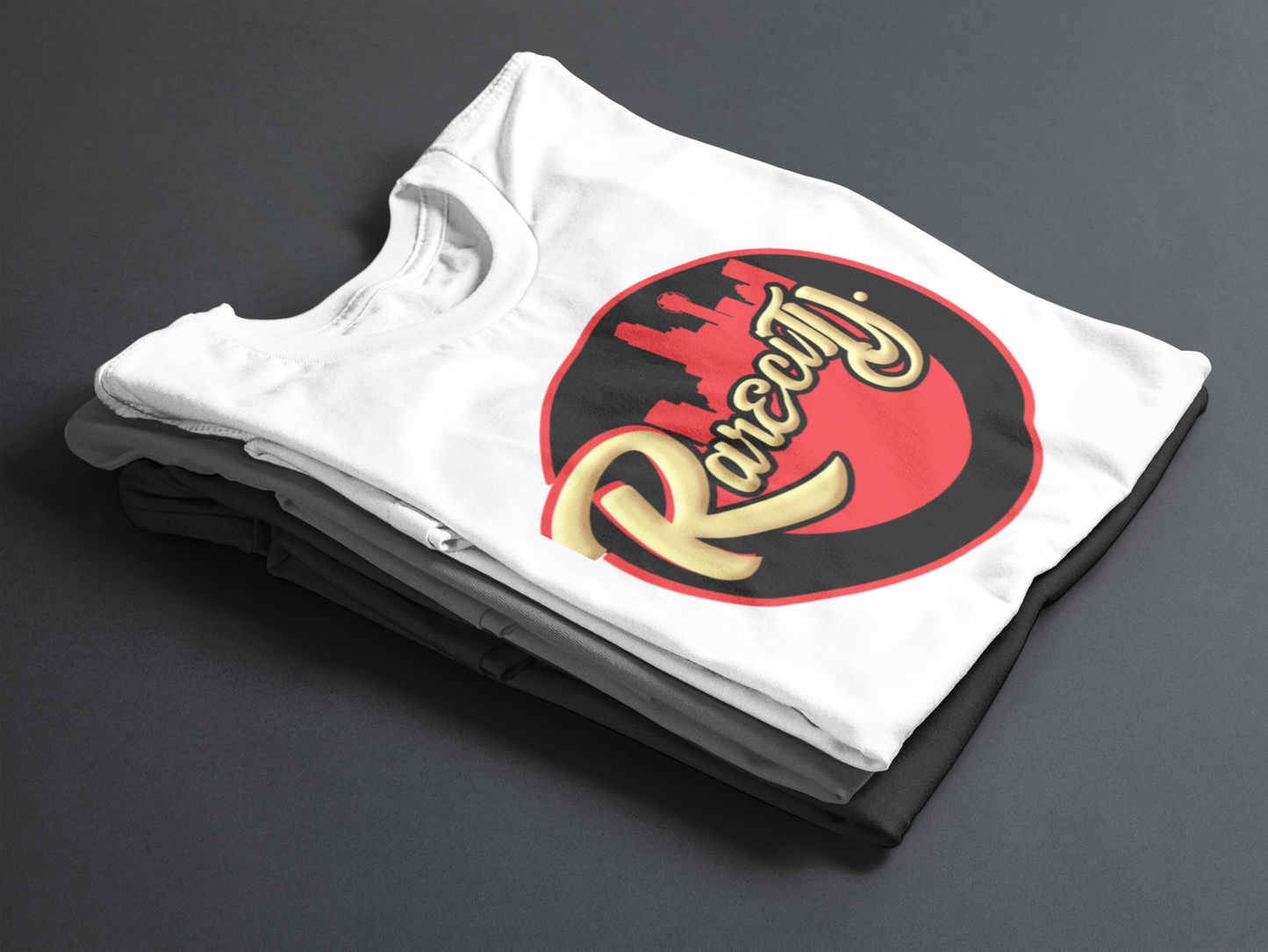 RARECITY ORIGINAL "Red and Yellow" logo T-shirt