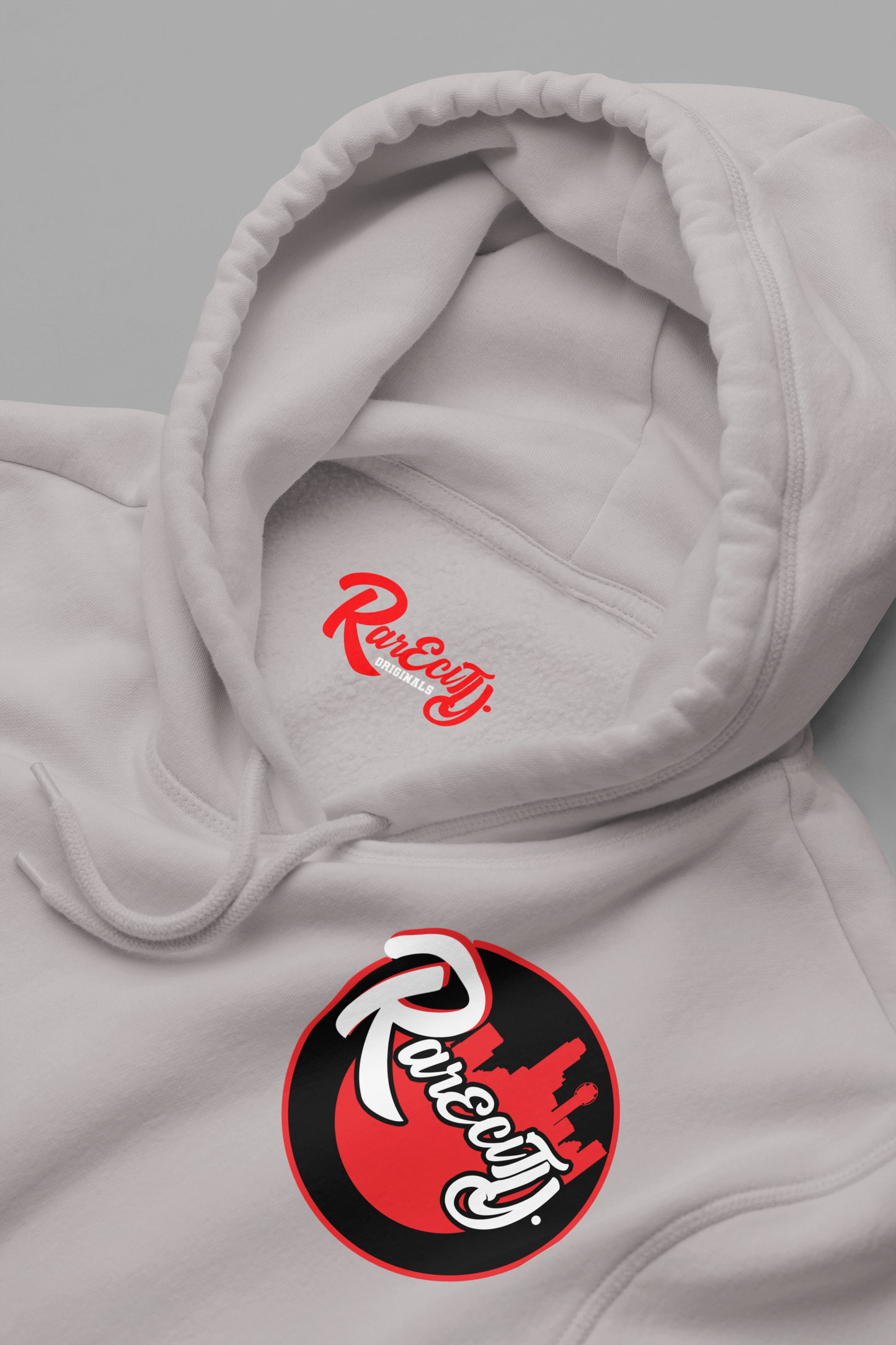 RARECITY ORIGINAL "Black/White" Logo Hoodie